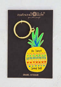 Enamel Key Chain Be Sweet Stand Tall